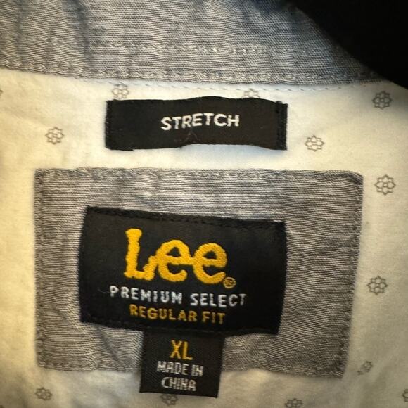 Lee White Button-Down Men’s XL Lightweight for Summer - Picture 4 of 4
